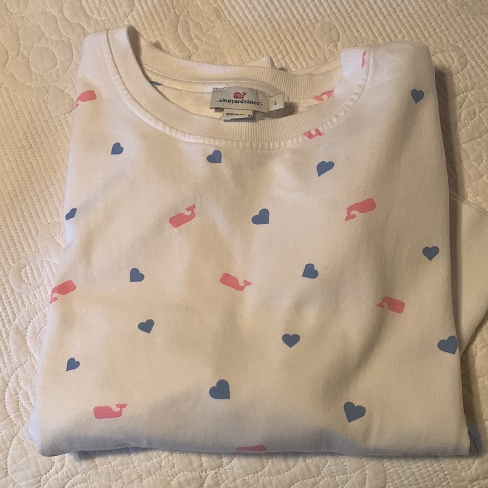 Vineyard Vines Whale Heart Sweatshirt